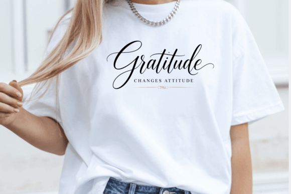 Download Gratitude Changes Attitude PNG - Premium Resources